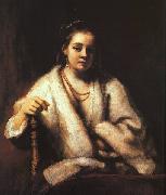 REMBRANDT Harmenszoon van Rijn Portrait of Hendrickje Stofells  xgy oil painting